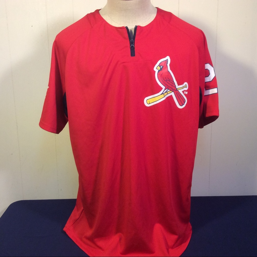 St. Louis Cardinals Mens Red MLB Baseball Batting Practice Jersey Men’s size XL